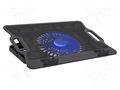 Notebook cooling stand; black; USB A,USB C NATEC NPL-2252