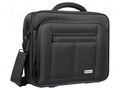 Laptop bag; black; polyamide; Usable dim: 375x50x305mm; 15.6" NATEC NTO-0392
