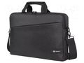 Laptop bag; black; poliester 300D; Usable dim: 380x40x260mm NATEC NTO-2056
