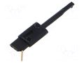 Clip-on probe; hook type; 60VDC; black; Grip capac: max.2.5mm HIRSCHMANN T&M PCH0.64SW