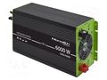 Converter: DC/AC; 12VDC; 230VAC; 225x470x150mm; Input: wires; 87% QOLTEC QOLTEC-51915