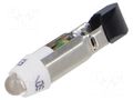 LED lamp; white; T5,5K; 24VDC; 24VAC; plastic; 3mm; -20÷60°C CML INNOVATIVE TECHNOLOGIES 1504135W3