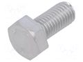 Screw; M12x25; 1.75; Head: hexagonal; A2 stainless steel; DIN 933 BOSSARD B12X25/BN622