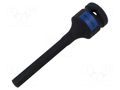Socket; hex key,socket spanner,impact; HEX 8mm; 1/2" KING TONY KT-406508M