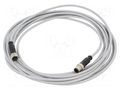Cable: for sensors/automation; M12; PIN: 5; unshielded; plug; PVC HARTING C21320000000023