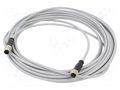 Cable: for sensors/automation; PIN: 5; plug; PVC; 12m HARTING C21320000000026