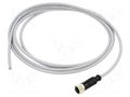 Connector: M12; plug; female; PIN: 5; straight; cables; 3m HARTING C21320000000043