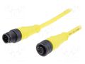 Cable: for sensors/automation; PIN: 4; plug; 250VDC; Micro-Change MOLEX 884030K05M020