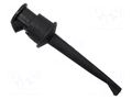 Clip-on probe; hook type; 5A; black; Contacts: beryllium copper MUELLER ELECTRIC BU-P3925-0