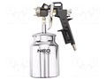 Spray gun; Pneumatic connection: 1/4"; max.4bar; 1l NEO TOOLS NEO-14-704