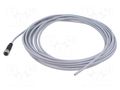 Connector: M12; plug; female; PIN: 5; straight; cables; 5m HARTING C21320000000007