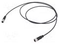 Connector: M12; plug; female; PIN: 5; angled; cables; 0.5m HARTING C21320000000060