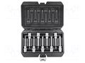Wrench-set; socket spanner,Torx®; 1/2"; 100mm; 9pcs. NEO TOOLS NEO-08-708