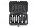 Wrench-set; hex key,socket spanner; Mounting: 1/2"; 100mm; 9pcs. NEO TOOLS NEO-08-706