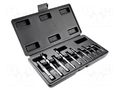 Kit: screw extractor; 2mm,3mm,4mm,6.5mm,7.5mm; 10pcs. NEO TOOLS NEO-09-609