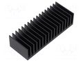 Heatsink: extruded; grilled; black; L: 37.5mm; W: 100mm; H: 25mm FISCHER ELEKTRONIK SK508/37.5/SA