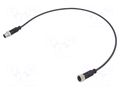 Cable: for sensors/automation; M12; PIN: 4; straight; plug; PUR HARTING C21320000000076