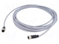 Cable: for sensors/automation; M12; PIN: 5; unshielded; plug; PVC HARTING C21320000000094