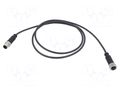 Cable: for sensors/automation; PIN: 4; plug; PUR; 1.2m HARTING C21320000000096
