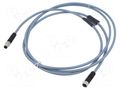 Cable: for sensors/automation; PIN: 3; straight; 2m; plug; 60VDC BINDER 773406340520003-02