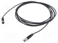 Cable: for sensors/automation; M12; PIN: 3; unshielded; plug; PUR HARTING C21320000000108