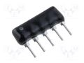 Resistor network: X; THT; 100kΩ; ±2%; 0.125W; No.of resistors: 4 ROYALOHM DR100K-4/5