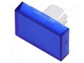 Actuator lens; 16mm; 51; blue; plastic; Face dim: 15.3x21.5mm EAO 51-903.6