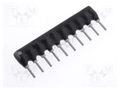 Resistor network: Y; THT; 1kΩ; ±2%; 0.2W; No.of resistors: 5; 100V ROYALOHM DR1K-5/10