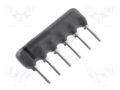 Resistor network: X; ±2%; 3.3kΩ; No.of resistors: 5; -55÷125°C ROYALOHM DR3.3K-5/6