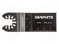 Hacksaw blade; BOSCH,metal,multitool; 34mm GRAPHITE 56H006