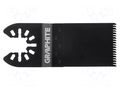 Hacksaw blade; BOSCH,wood,laminate,multitool,chipboard; 34mm GRAPHITE 56H054