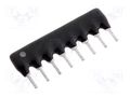 Resistor network: Y; THT; ±2%; 33kΩ; No.of resistors: 4; -55÷125°C ROYALOHM DR33K-4/8