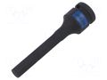 Socket; hex key,socket spanner,impact; HEX 10mm; 1/2" KING TONY KT-406510M