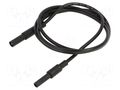 Test lead; 32A; banana socket 4mm,banana plug 4mm; insulated HIRSCHMANN T&M MALSGG-B100/2.5SW