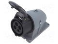 Connector: AC supply 3-phase; socket; female; PIN: 4; IP&S; IP44 AMPHENOL 2CMA193105R1000