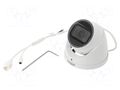 Camera: CCTV IP; Dim: Ø122x108.3mm; white-black; -30÷60°C; IP67 DAHUA 6923172581495