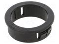 Grommet; Ømount.hole: 30mm; Øhole: 25mm; black; UL94V-2; PGSB-2530 ESSENTRA ESS-10316252