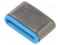 Protection cap; plug; male; push-in; straight; friction lock LOGILINK LOG-AU0053