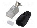 Connector: RJ45; plug; PIN: 8; Cat: 6a; shielded,with strain relief MH CONNECTORS MHRJC6AR3621