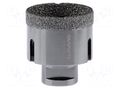 Diamond hole saw; 55mm; glaze,ceramic tile; Thread: M14 GRAPHITE 55H313