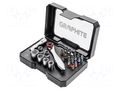 Kit: screwdriver bits; Kit: rattle,screwdriver bits; 26pcs. GRAPHITE 56H604