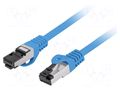 Patch cord; RJ45 plug,both sides; S/FTP; Cat 8.1; stranded; Cu; 3m LANBERG PCF8-10CU-0300-B