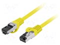 Patch cord; RJ45 plug,both sides; S/FTP; Cat 8.1; stranded; Cu; 5m LANBERG PCF8-10CU-0500-Y