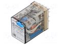 Relay: electromagnetic; 4PDT; 6VDC; Icontacts max: 7A; 7A/250VAC FINDER 55.34.9.006.0040