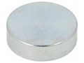 Magnet: permanent; samarium, cobalt; 150N; Ø: 25mm; H: 7mm; steel ELESA+GANTER GN50.1-SC-25-7