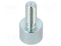 Magnet: permanent; neodymium; 5N; Ø: 6mm; H: 4.5mm; steel; steel ELESA+GANTER GN50.3-ND-6-M3