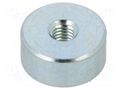 Magnet: permanent; neodymium; 19N; Ø: 10mm; H: 4.5mm; steel ELESA+GANTER GN50.5-ND-10