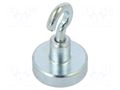 Magnet: permanent; hard ferrite; 18N; 16mm; with hook ELESA+GANTER GN50.6-HF-16-A