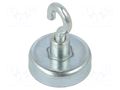 Magnet: permanent; hard ferrite; 40N; 25mm; with hook ELESA+GANTER GN50.6-HF-25-A