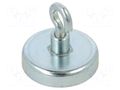Magnet: permanent; hard ferrite; 80N; 32mm; with hook ELESA+GANTER GN50.6-HF-32-A